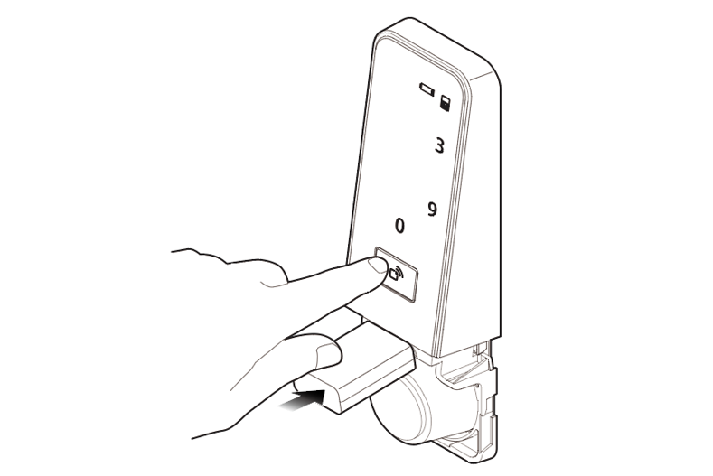 電池を接触させたまま