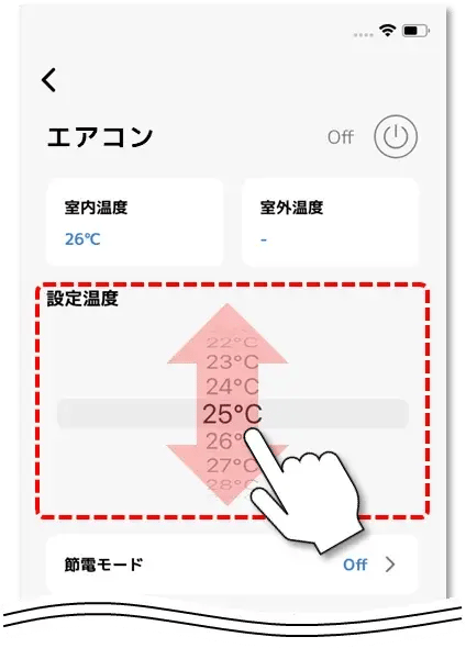 設定温度