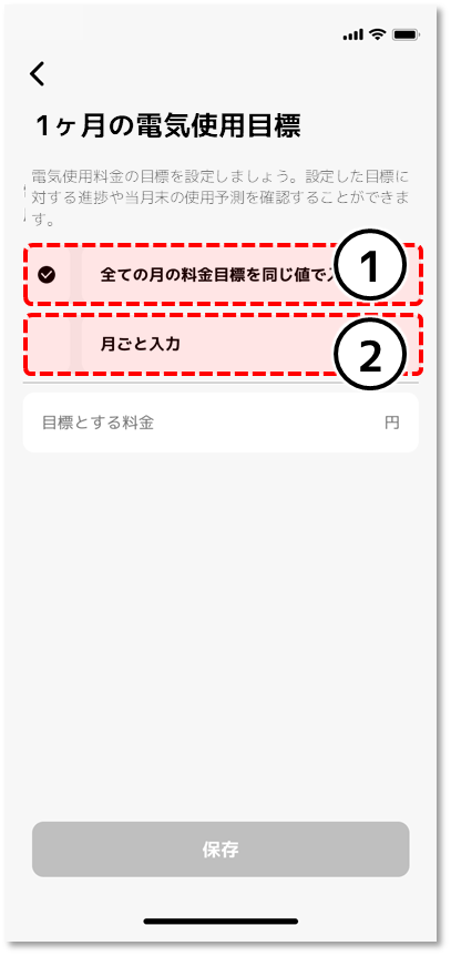 電気使用目標