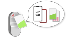 登録済みのICカード/NFC対応スマートフォン